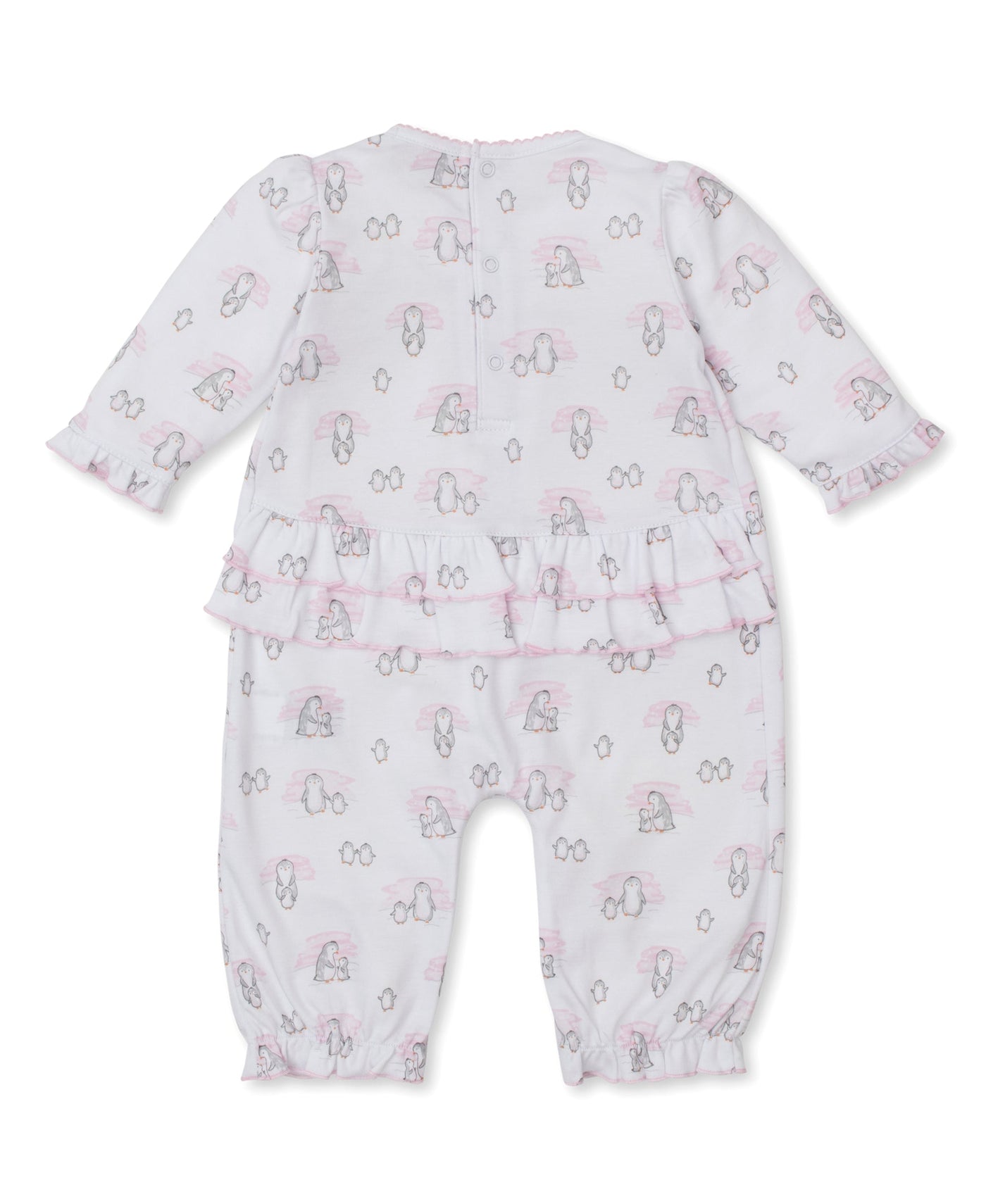 Playsuit - Snow Happy Penguins - Pink