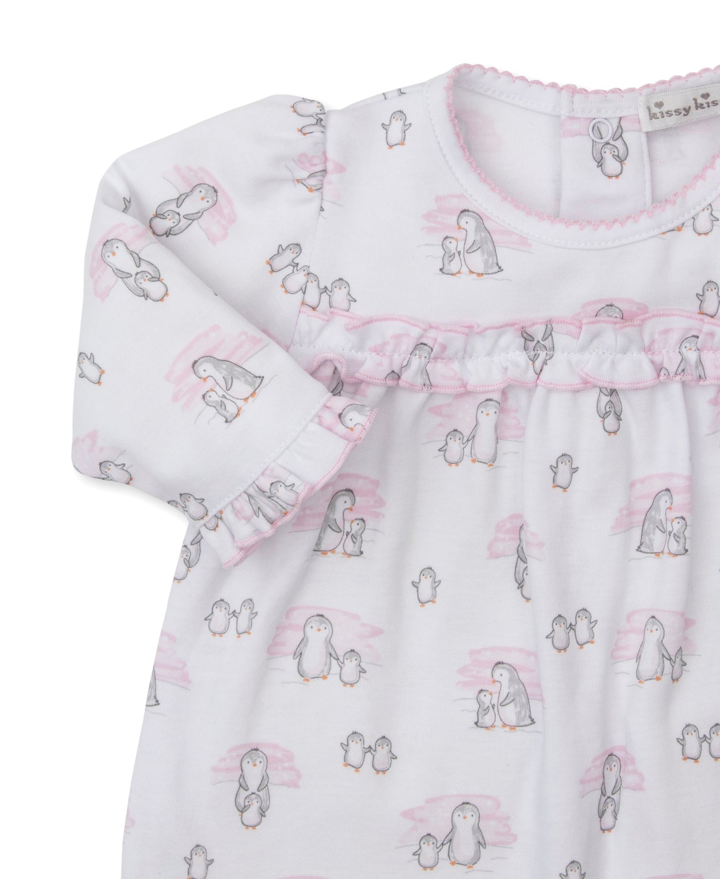 Playsuit - Snow Happy Penguins - Pink