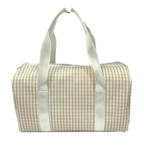 TRVL Mini Packer  Gingham Khaki