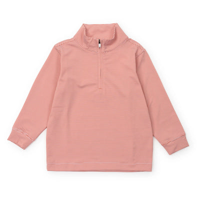 Sam Performance Pullover - Orange Stripes