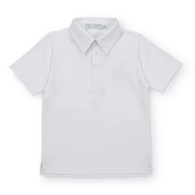 Will Boys' Performance Polo - White