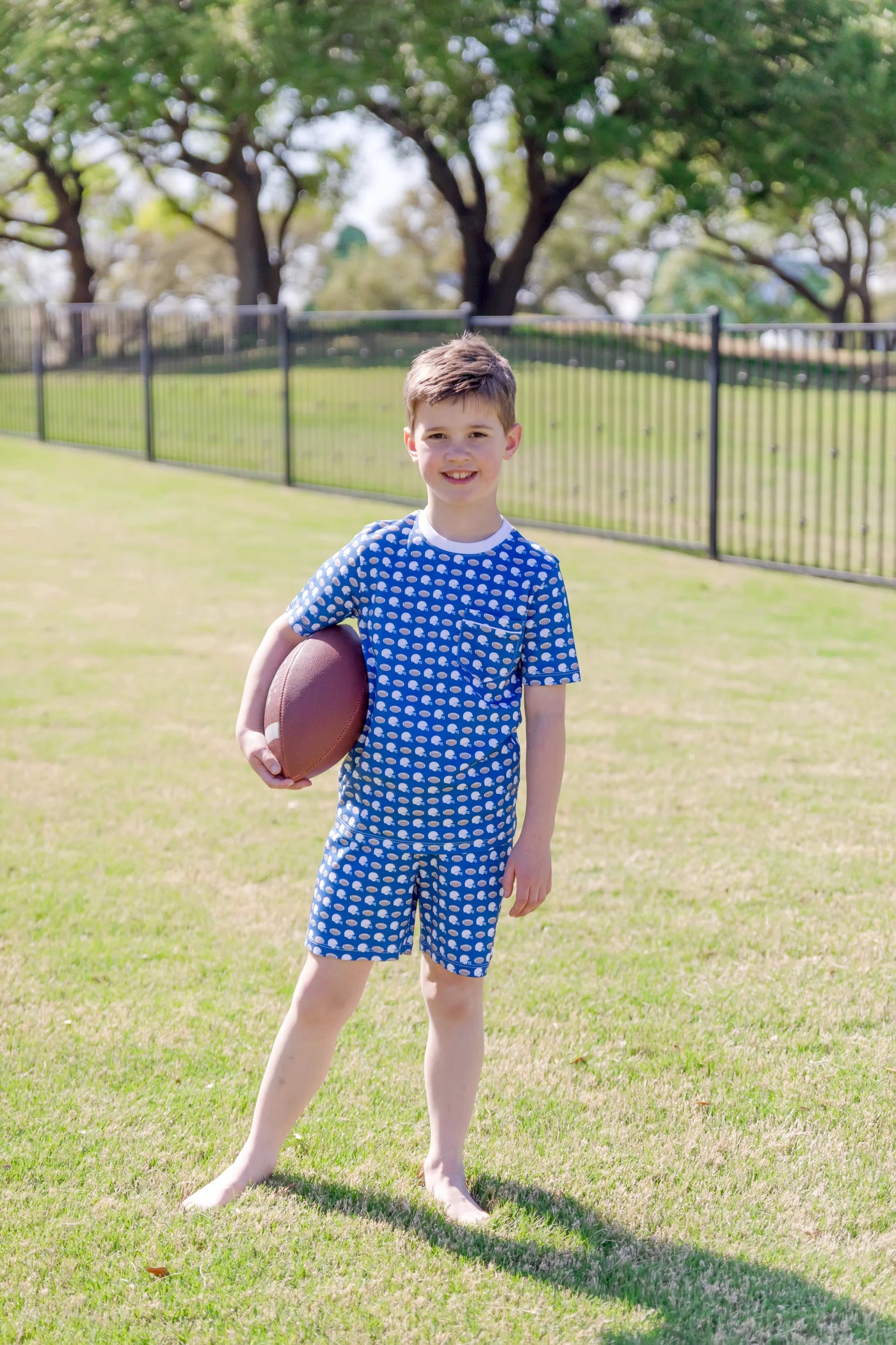 Charles Pima Short Set - First Down Football