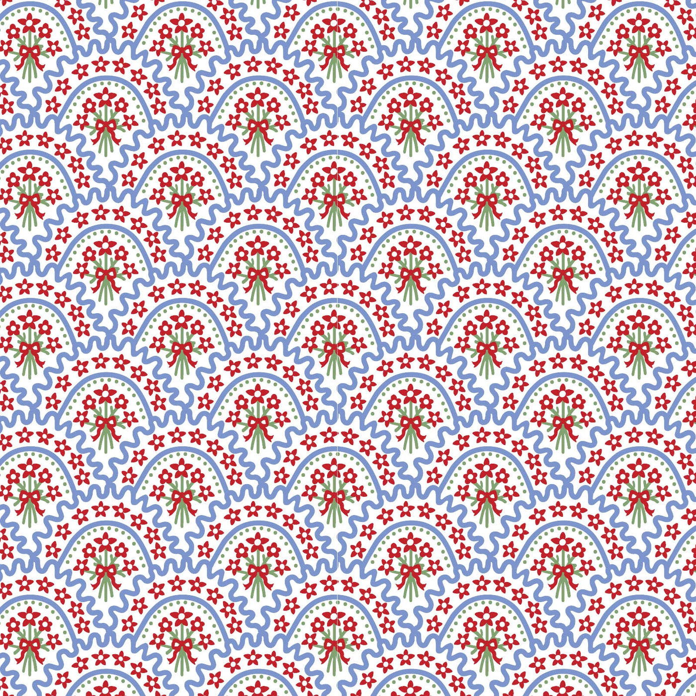 Poppy Short Set Bunting Floral
