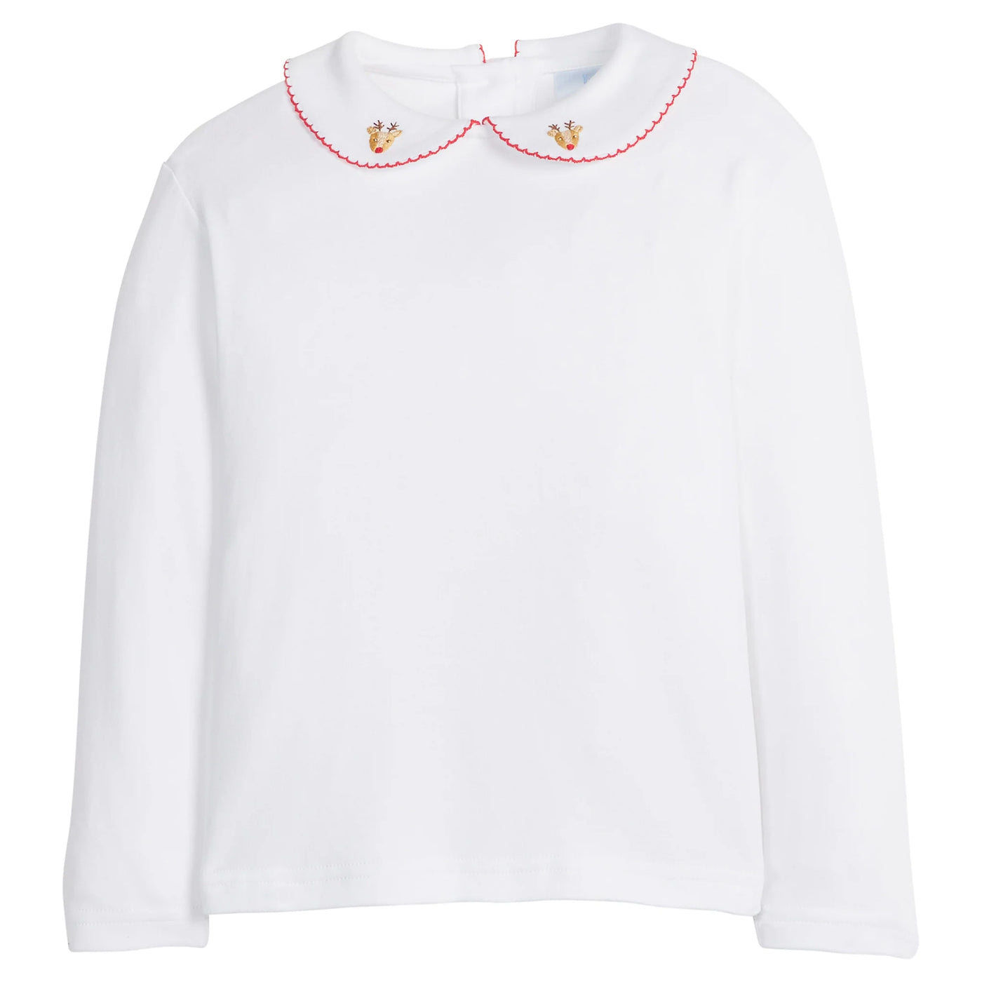 Long Sleeve Pinpoint Shirt - Reindeer