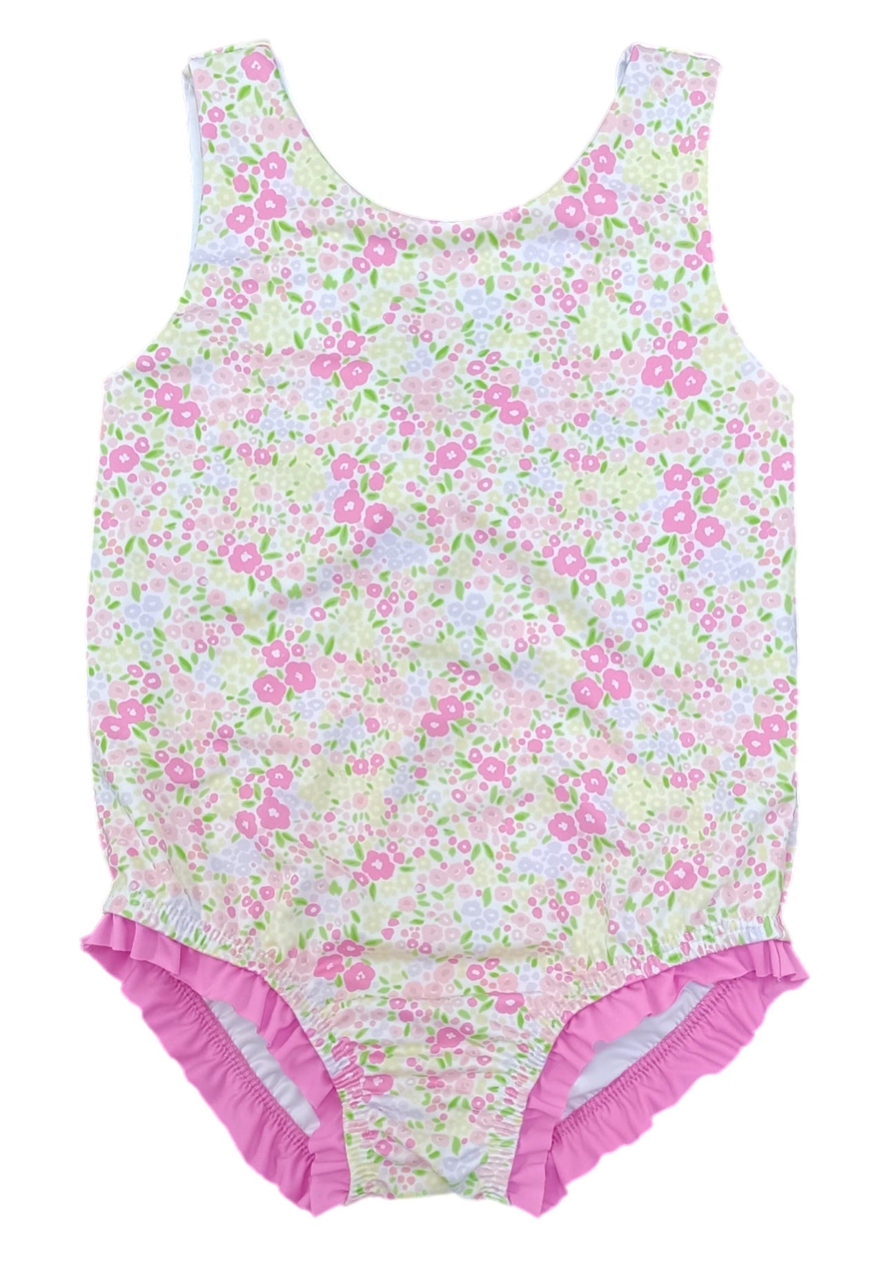 J&L Lottie 1pc Swim Fuchsia Floral