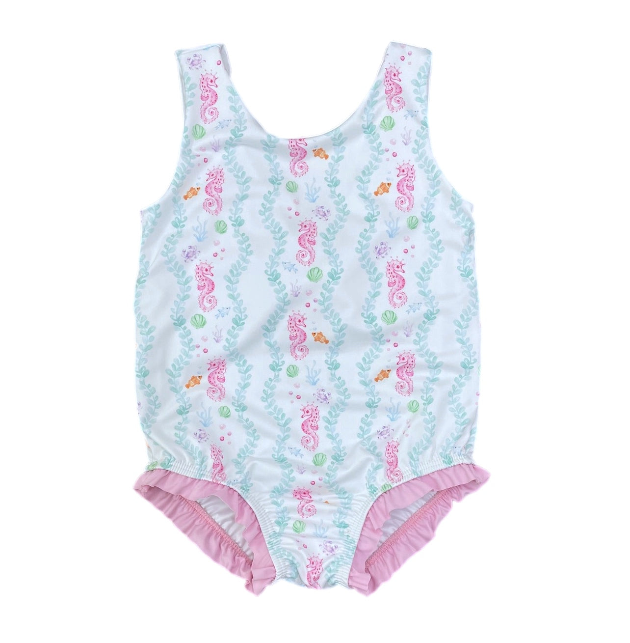 J&L Lottie 1pc Swim Seahorse