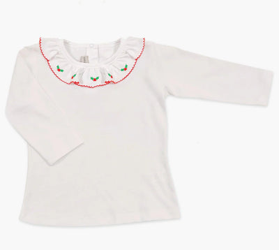 Marco & Lizzy Basic Embroidered Pima Top