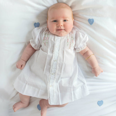 Girl Floral Rosebud Lace Daygown