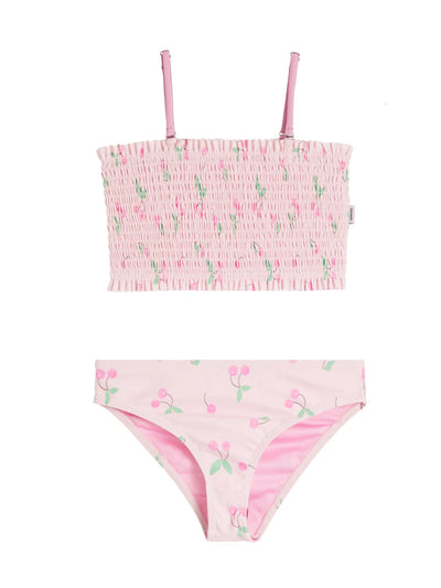 Mahala Smocked Cherry Bikini