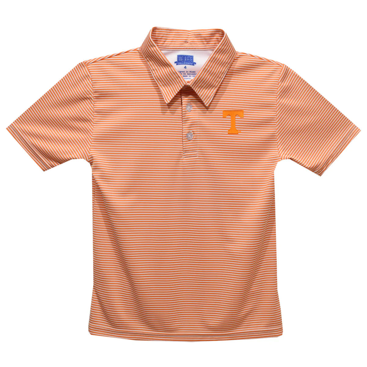 Tennessee Vols Embroidered Stripe Polo