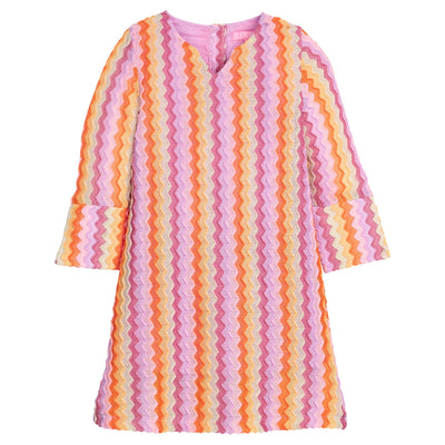 Natalie Dress - Milan Multi Zig Zag