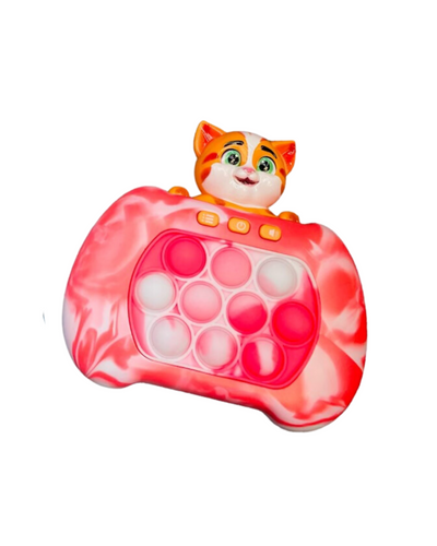 Cat Pink Tie Dye Fidget Electronic Memory Game