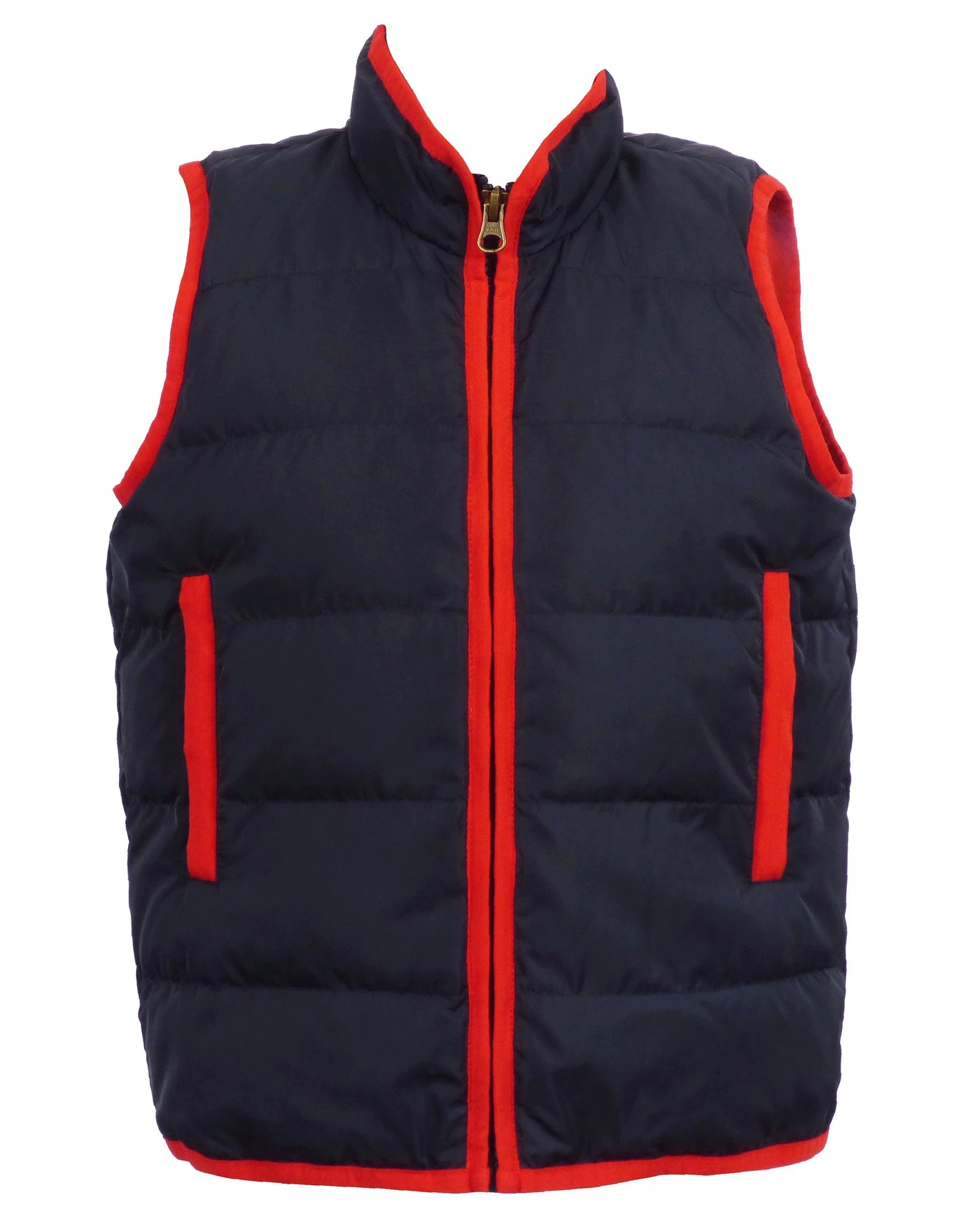 Yellow Lamb Delta Valley Vest Navy & Red