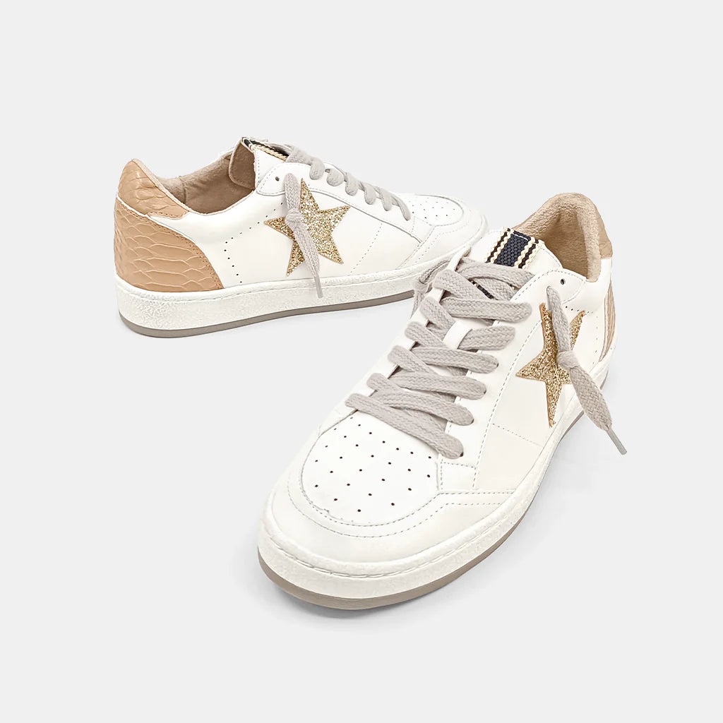 Paz Sneakers Taupe Snake