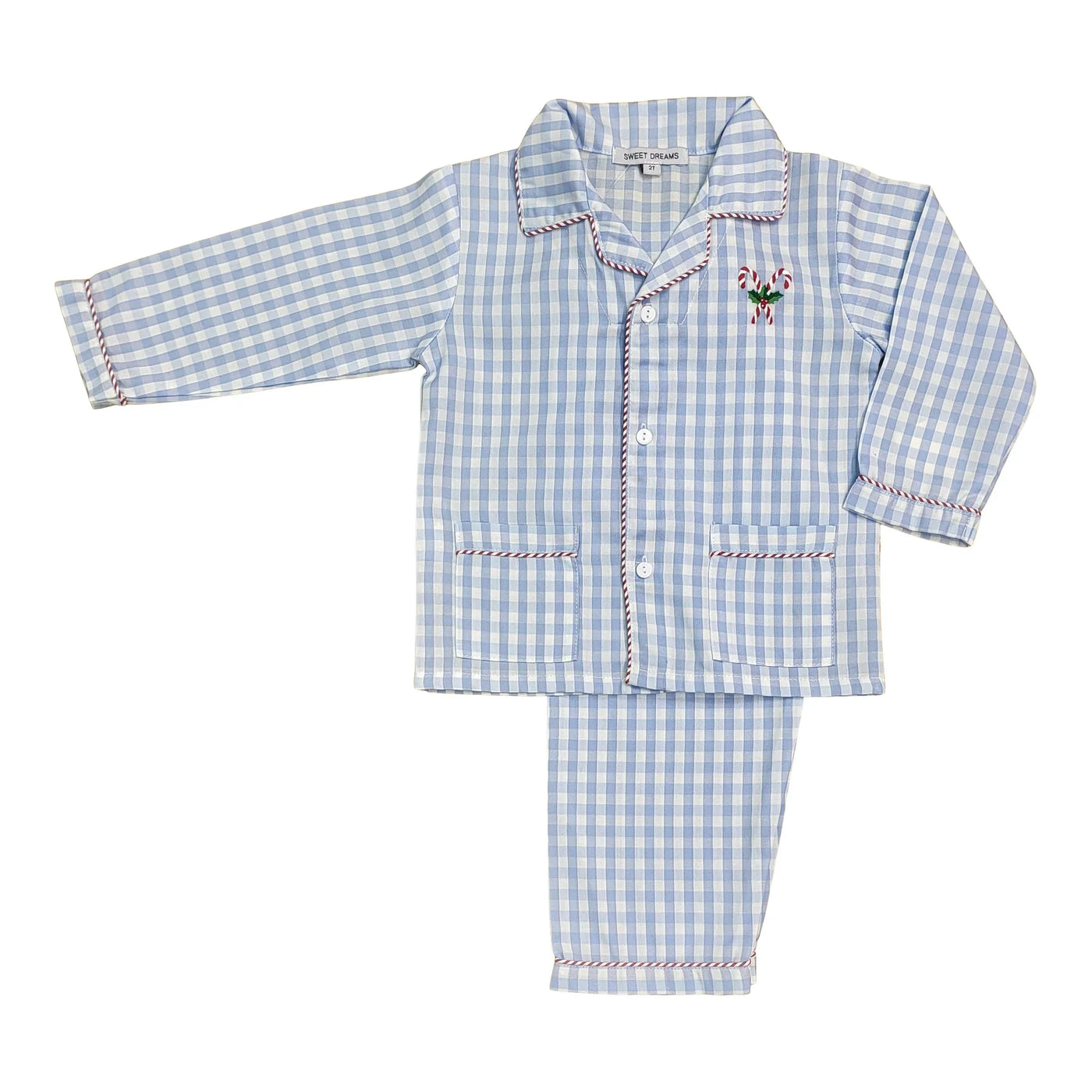 Sweet Dreams Candy Cane Ging PJ Set