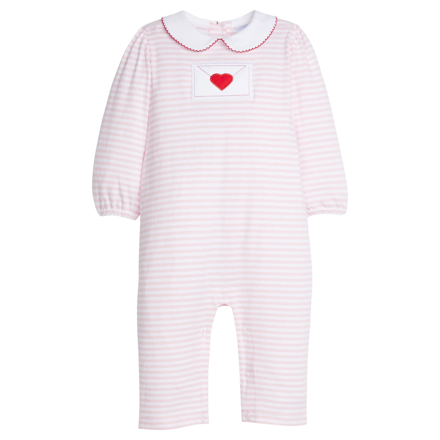 LE Peter Pan App Romper Love Letter