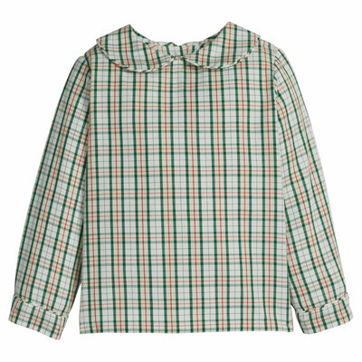 Peter Pan Shirt - Mistletoe Tartan