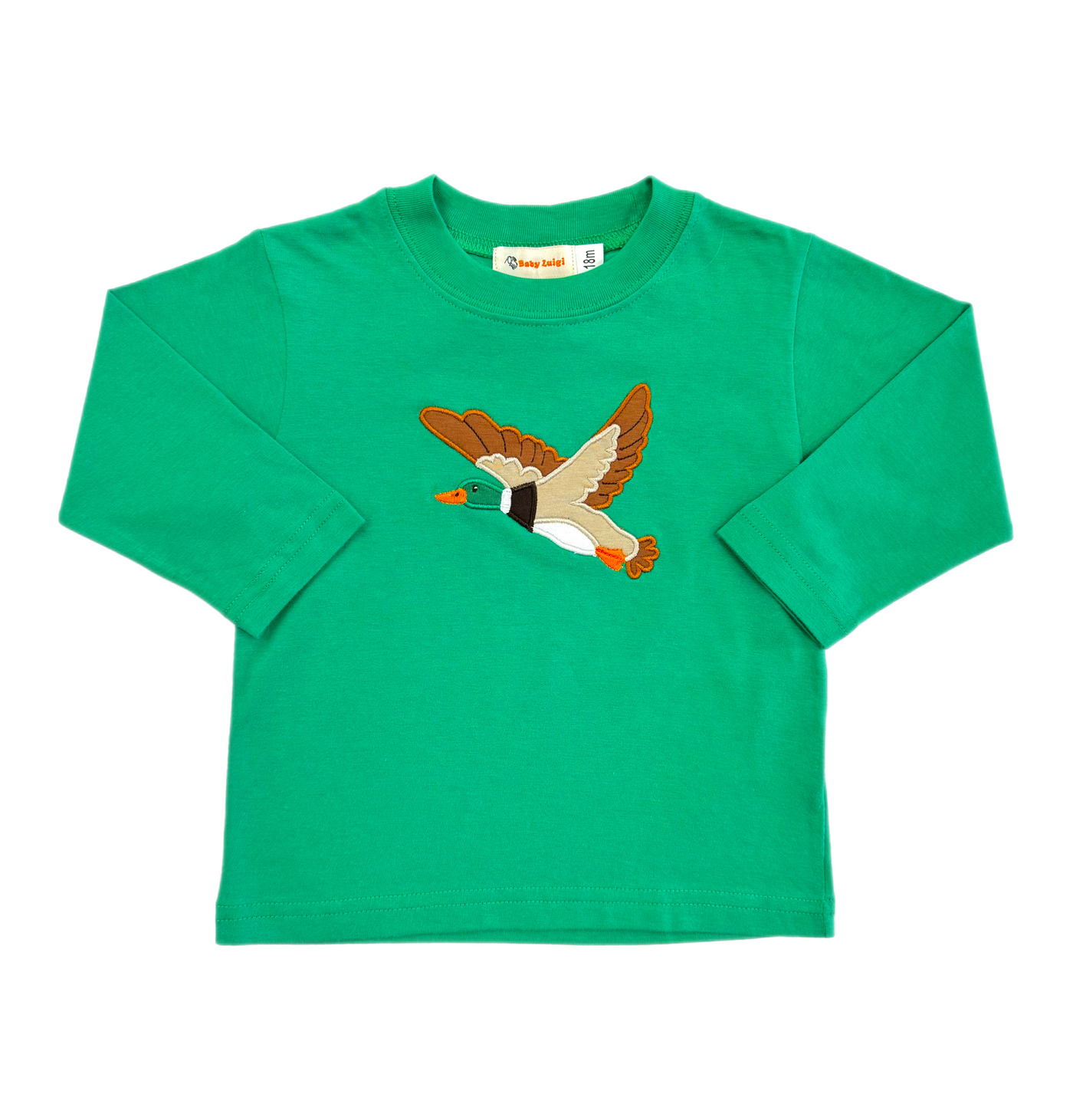 Luigi L/S  Mint Flying Mallard Shirt