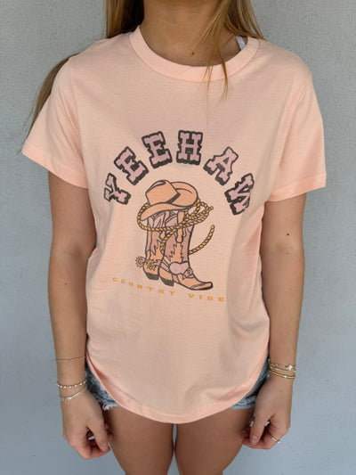 Yeehaw with Boot Graphic Tee