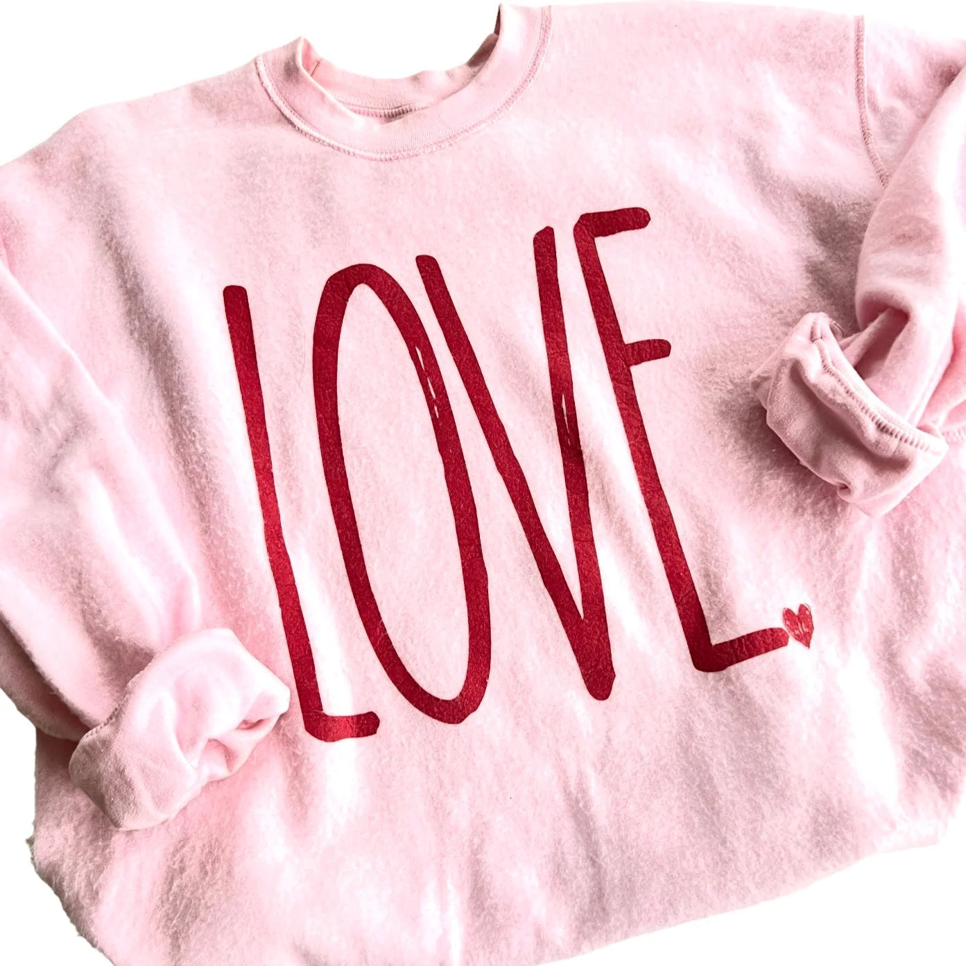LOVE Inside Out Valentines Sweatshirt