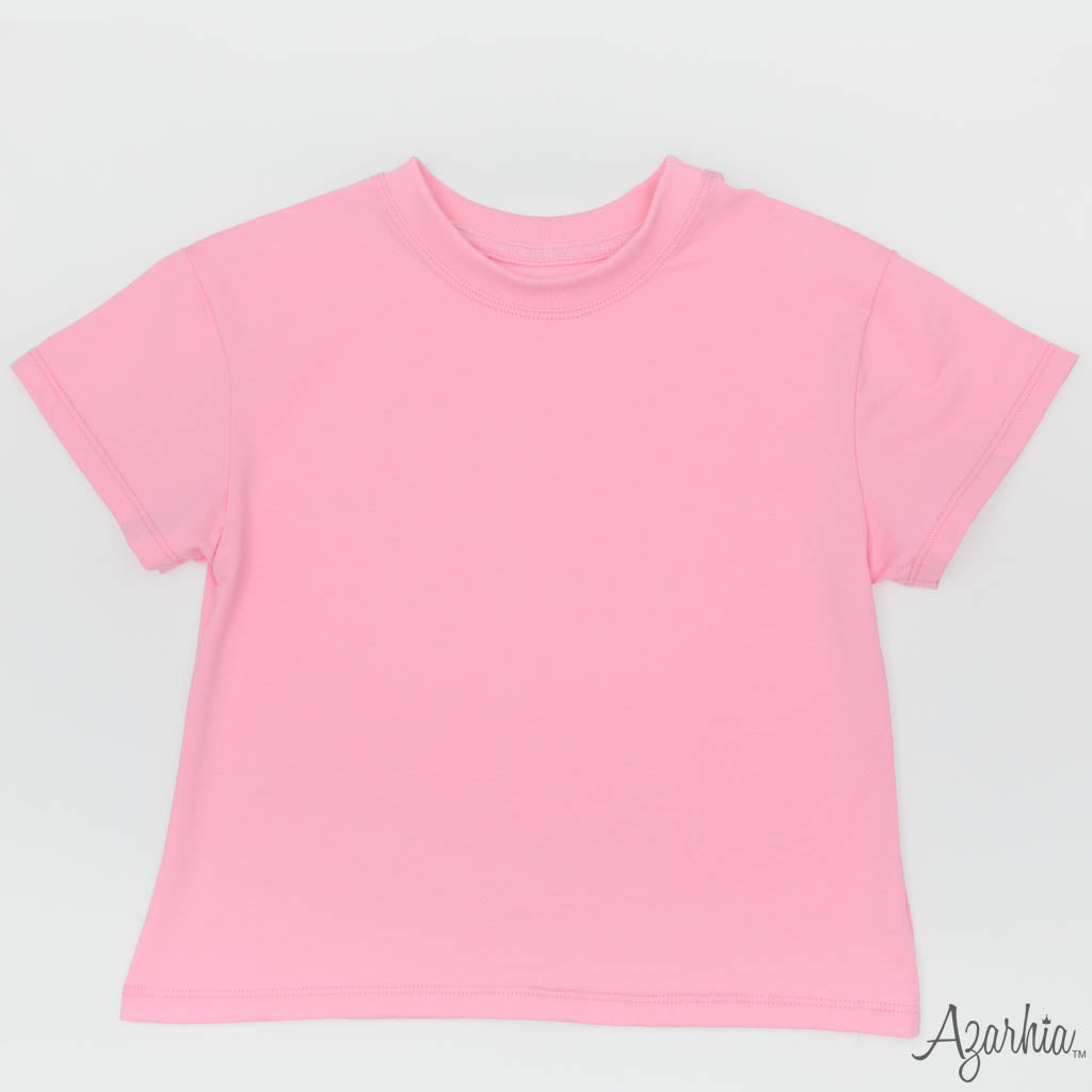 Boxy Tee - Solid Pink