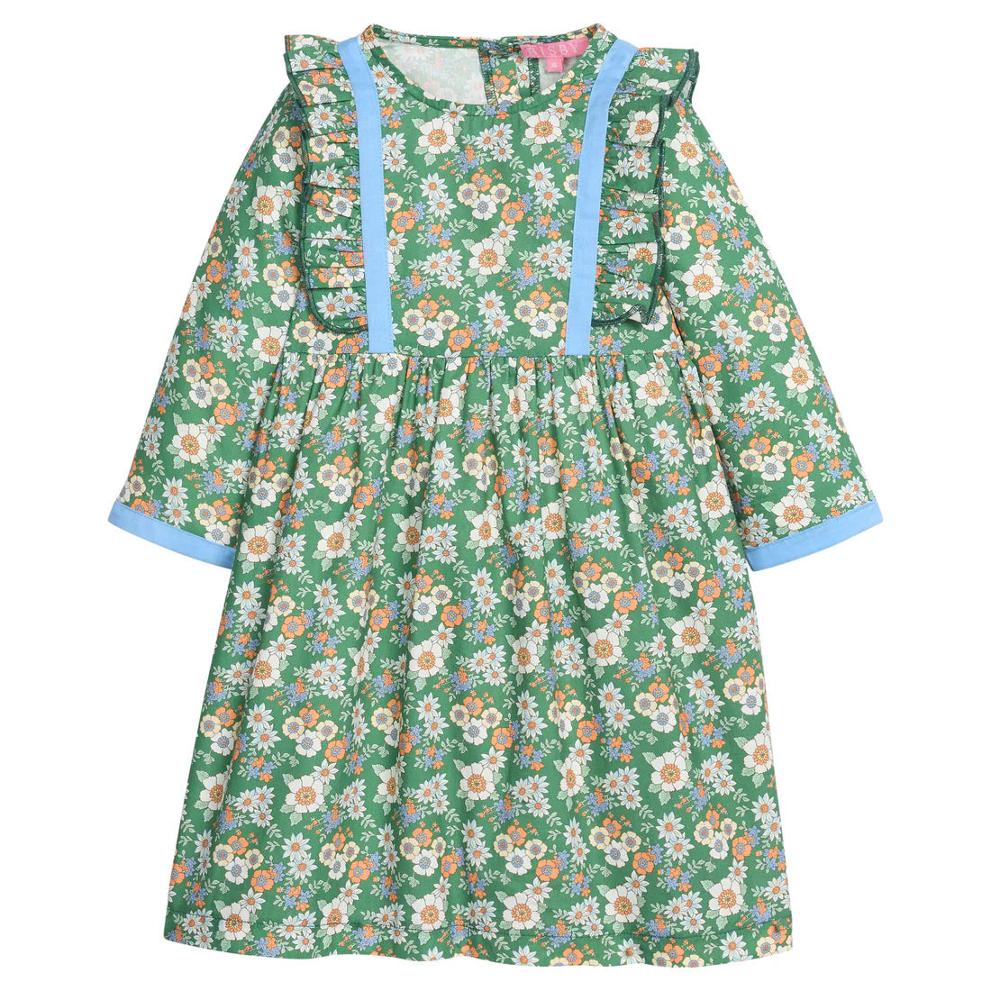 Porto Dress - Greenwich Garden Green