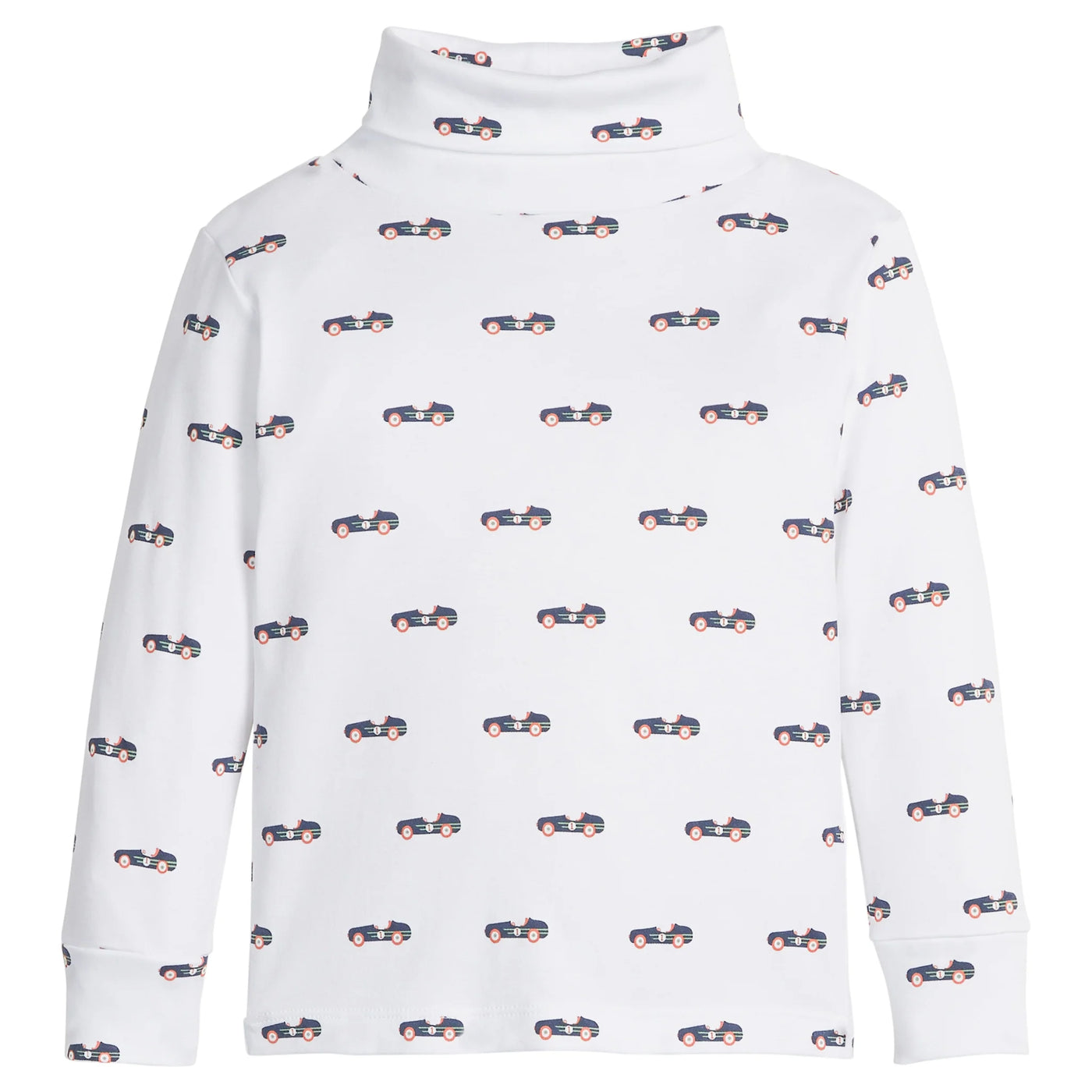 Printed Turtleneck - Vintage Racecar