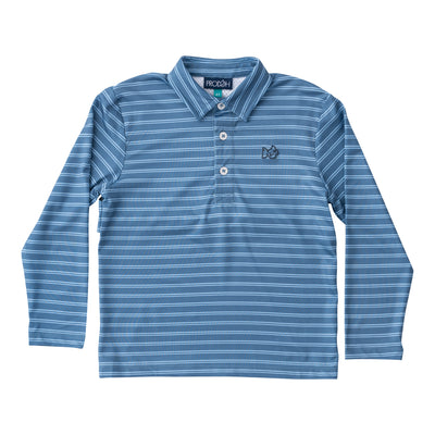 Prodoh Perf Polo  Bluefin Stripe