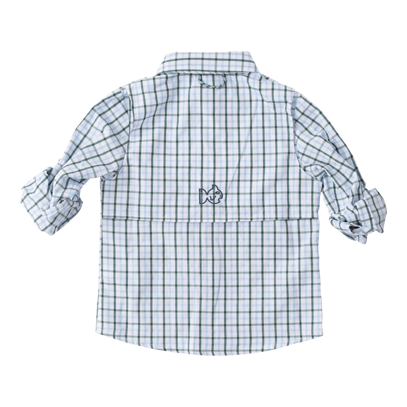 Prodoh Fishing Shirt Green Blue Windowpane