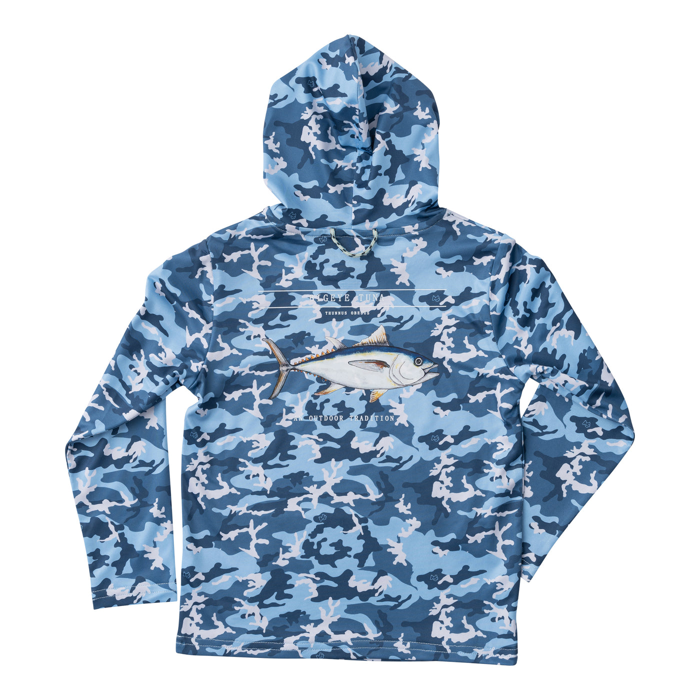 Prodoh Perf Hoodie T Shirt Blue Camo