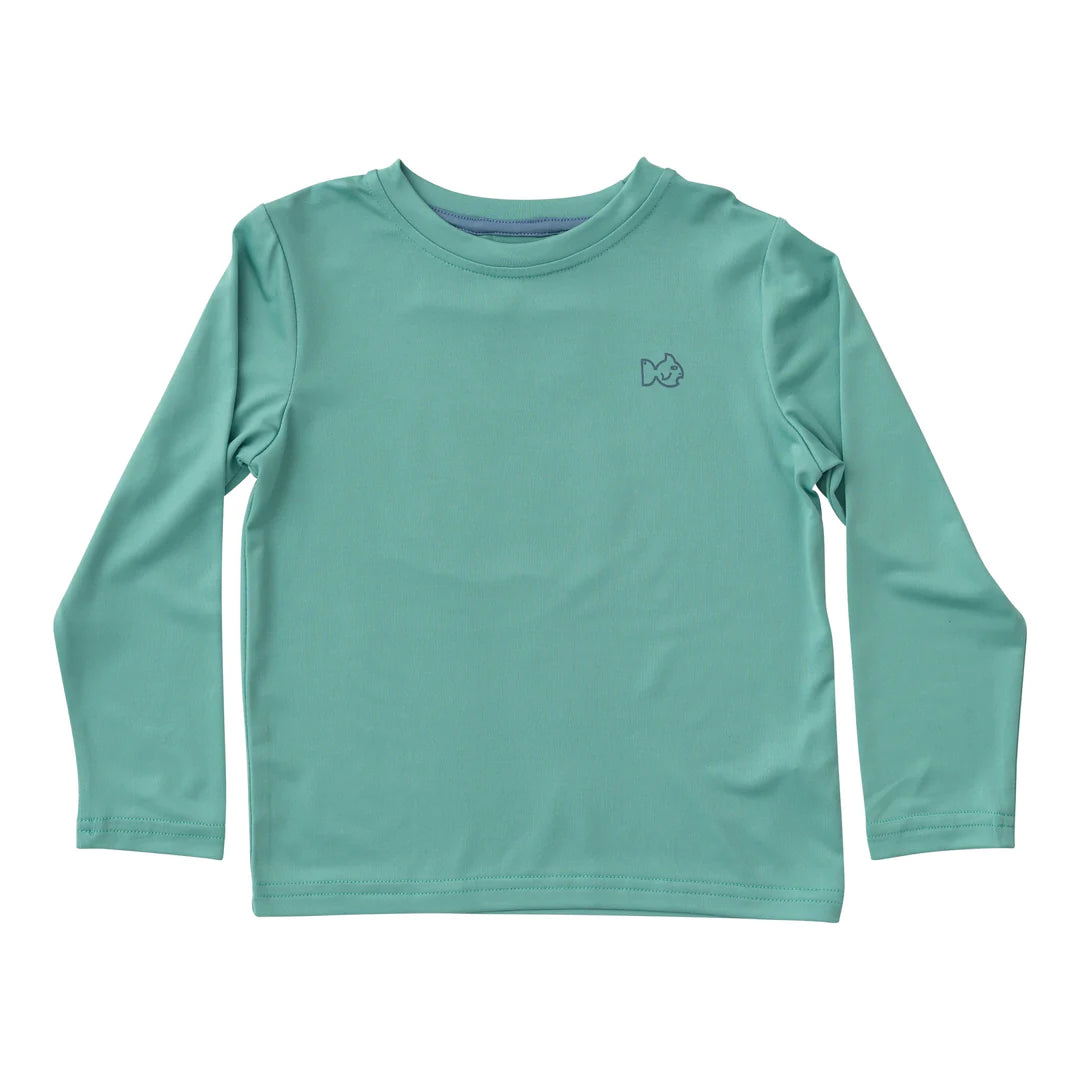 Perf L/S Fishing Tee - Green Spruce