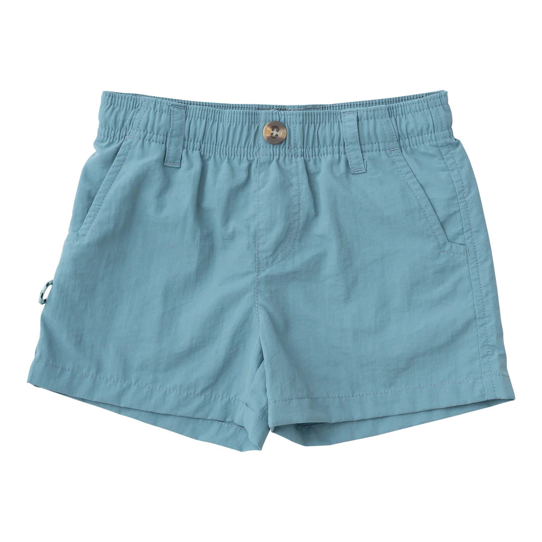 Outrigger Perf Short - Smoke Blue