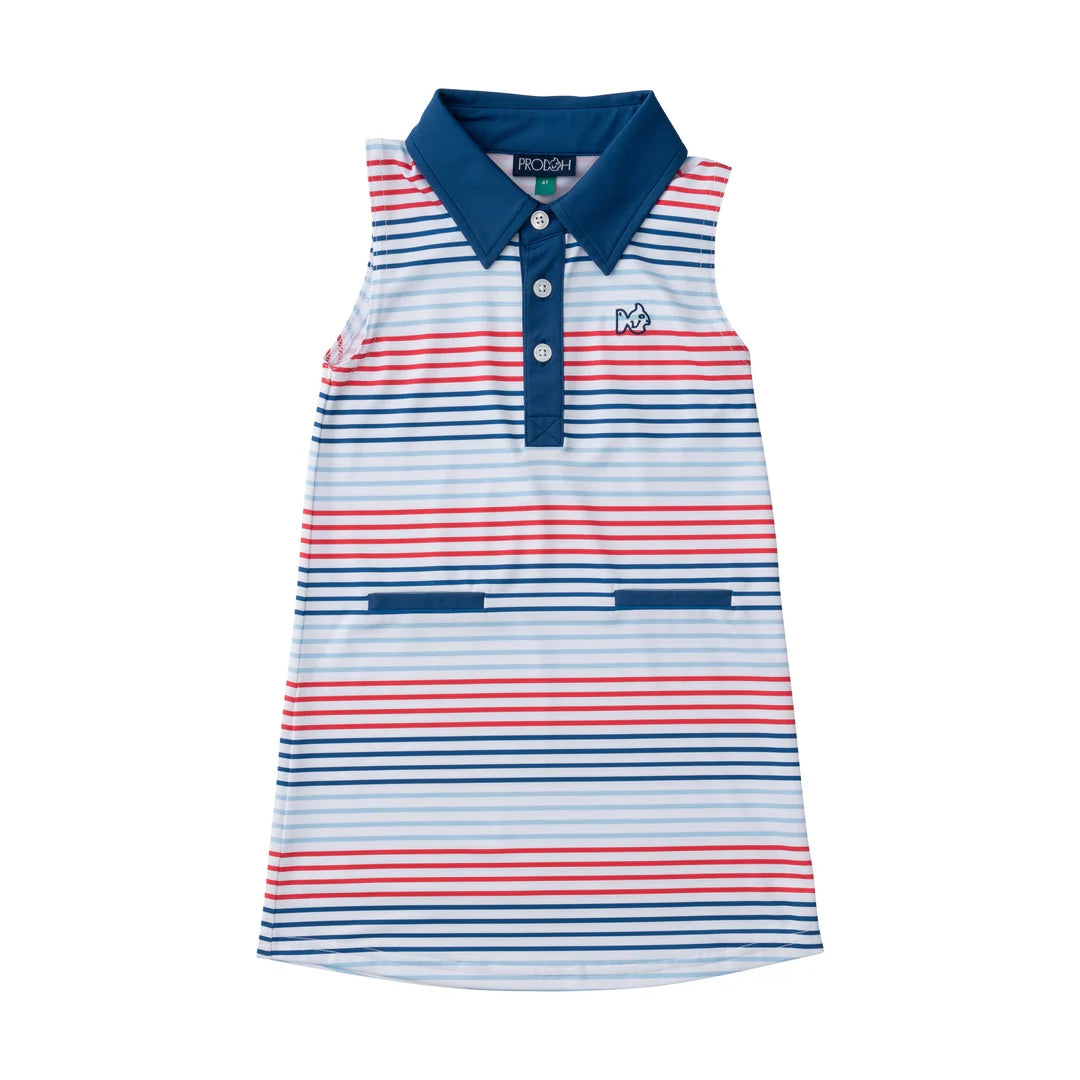 Prodoh Girls Slvless Pro Performance Polo Dress