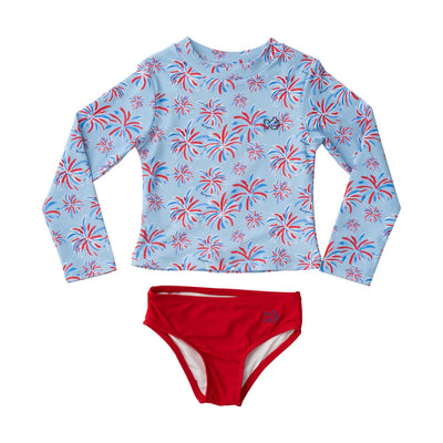 Prodoh Girls Reef Rashguard Swim Set