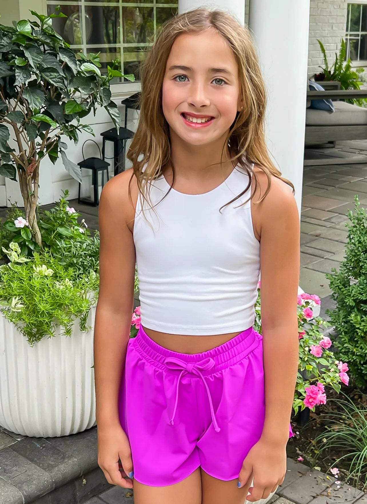 Butterfly Shorts - Purple
