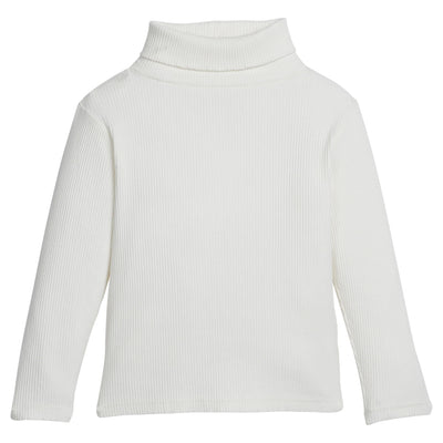 Ribbed Turtleneck  - Ivory