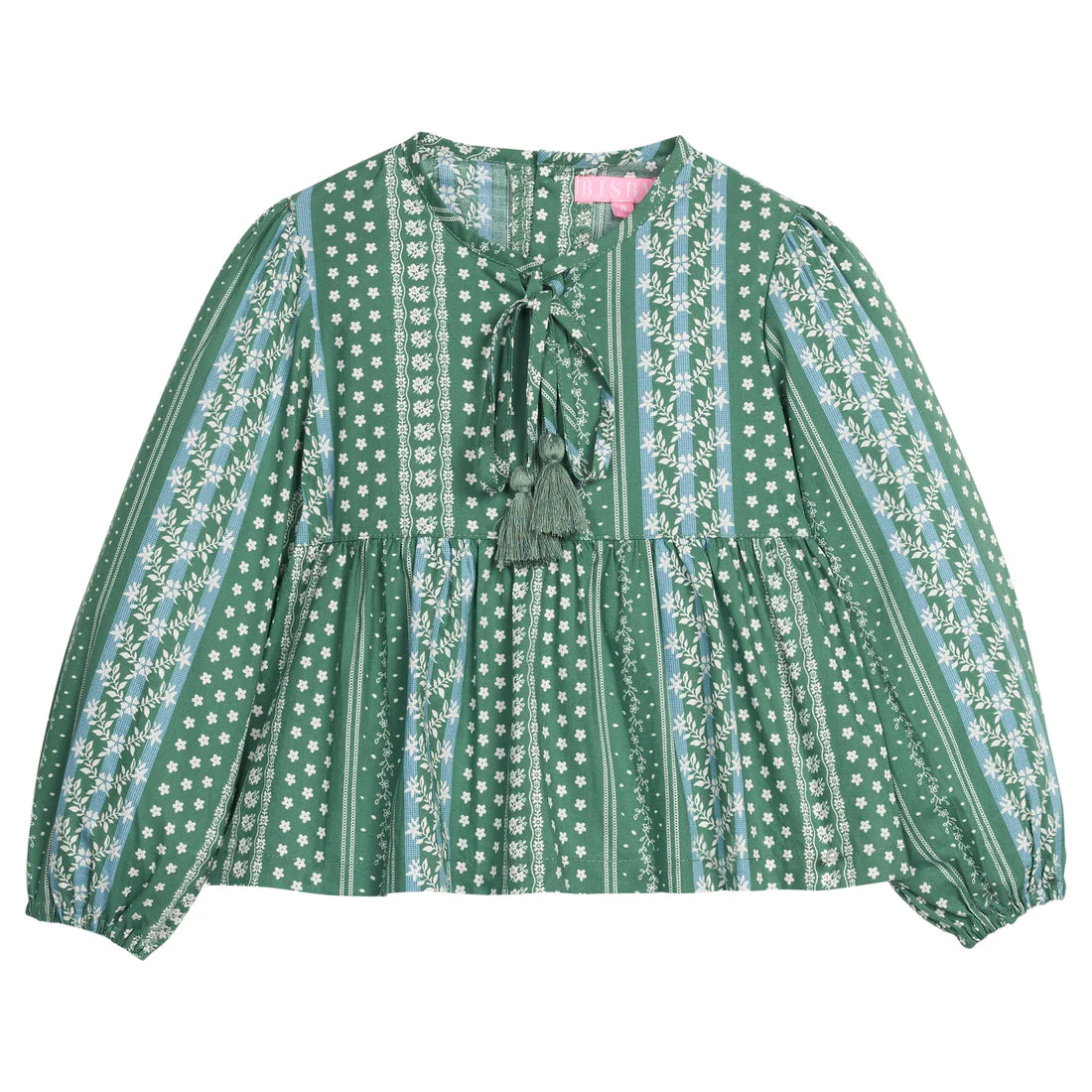 Riviera Top - Fairfield Forest Stripe