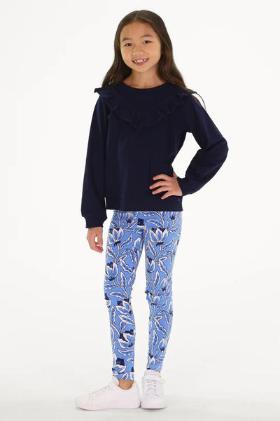 Lolly Blue Blossom Legging