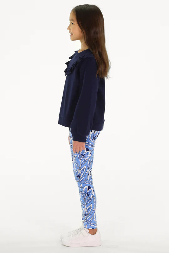 Lolly Blue Blossom Legging