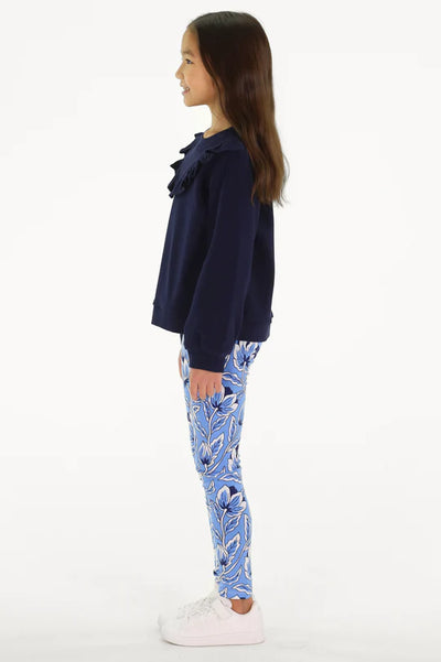 Lolly Blue Blossom Legging