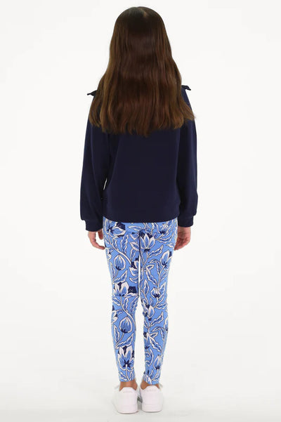 Lolly Blue Blossom Legging