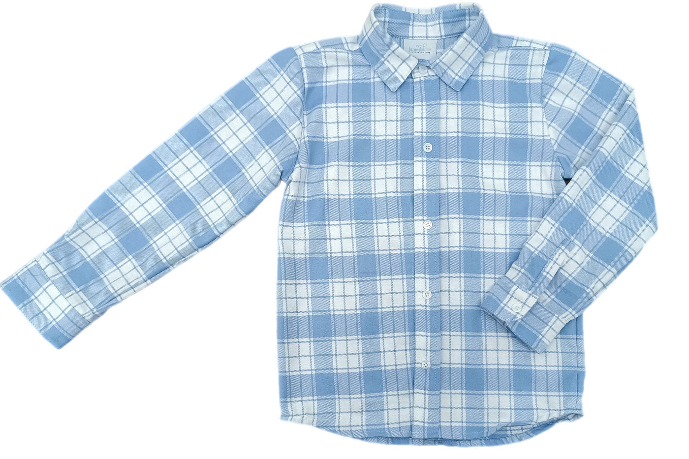 Blue Flannel Check Ryan Dress Shirt