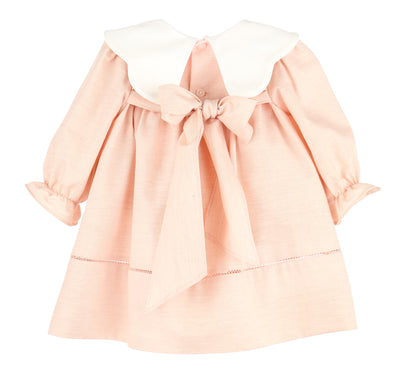 Sophie Lucas Pink Twill Scallop Dress