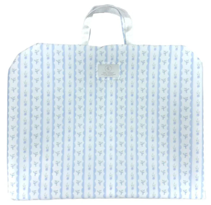 TRVL Garment Bag *  Ribbon Floral Blue