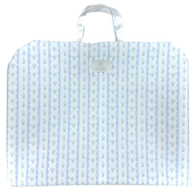 TRVL Garment Bag *  Ribbon Floral Blue