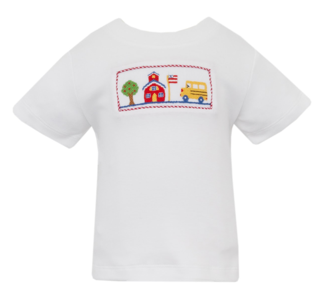 Red Gingham Boy Short Set - Back To School