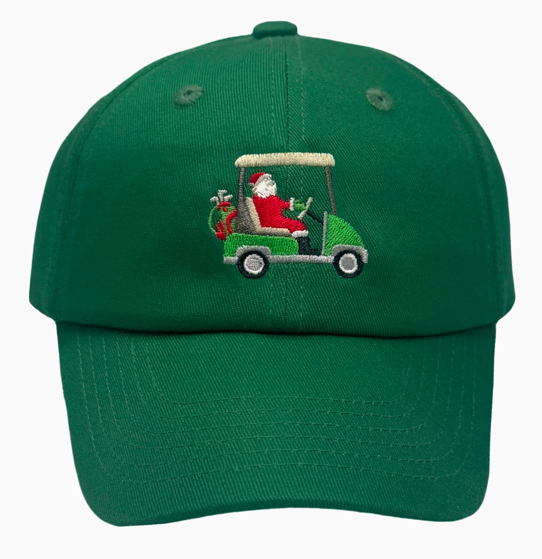 Santa Golf Baseball Hat