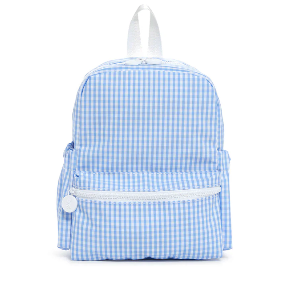 Mini Backer - Gingham Sky
