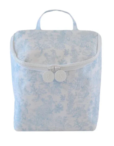 TRVL Take Away Insulated Lunch Bag * Bunny Toile Blue