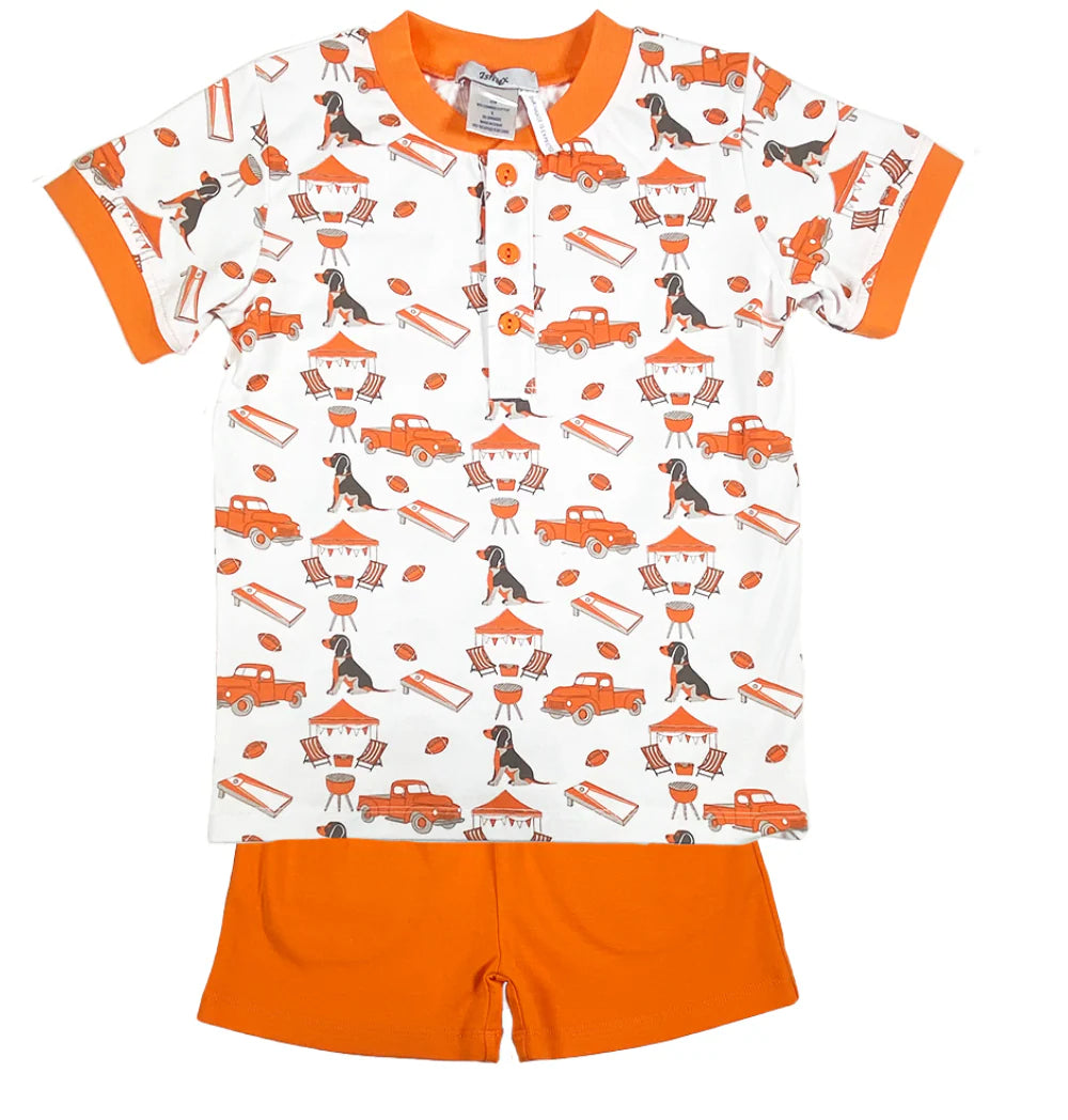 Hound Dog Boy Short Set